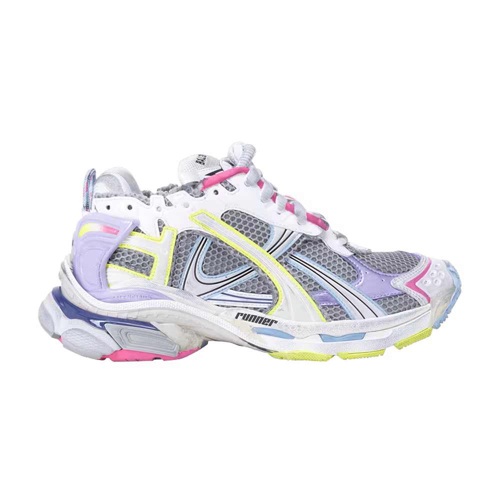 Balenciaga Women's Runner Sneaker Grey Multi-Color