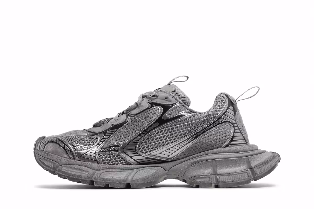 Balenciaga 3XL Sneaker Worn-Out - Grey, view 4