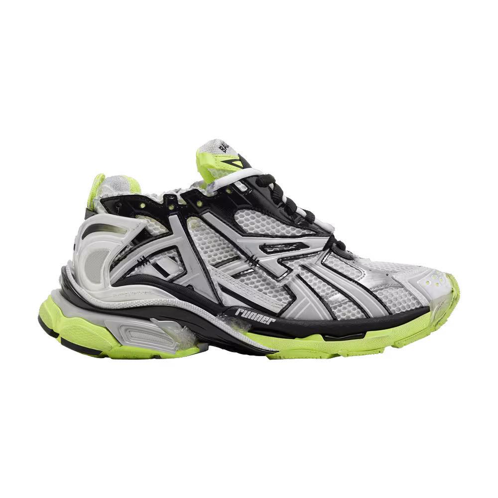 Balenciaga Runner Sneaker White Fluo Yellow