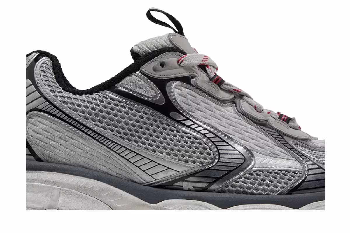 Balenciaga 3XL Sneaker Worn Out - Grey White, view 3
