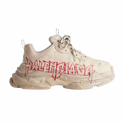 Balenciaga Triple S Sneaker 'DIY Metal - White Red Black'