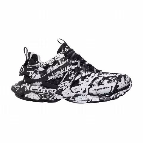 Balenciaga Track Sneaker 'Graffiti - Black White'