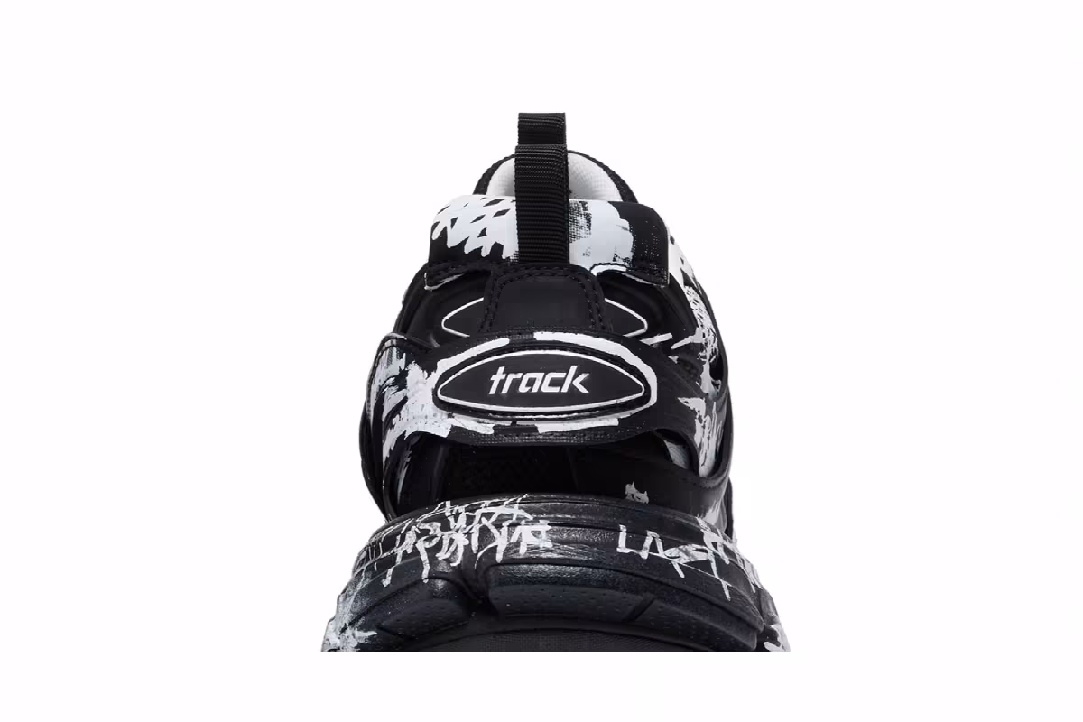 Balenciaga Track Sneaker Graffiti - Black White, view 8