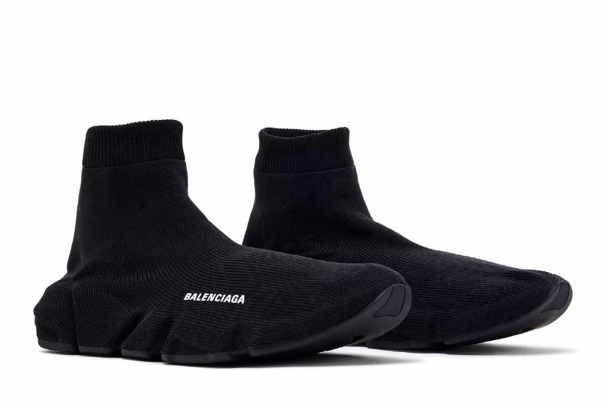 Balenciaga Speed Full Knit Black, view 9