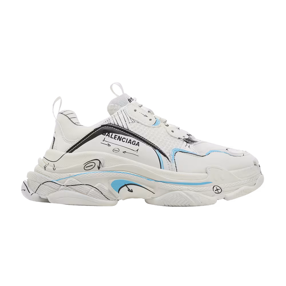 Balenciaga Triple S Sneaker Sketch - White