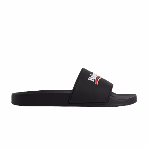 Balenciaga Pool Slide Sandal 'Black White Red'