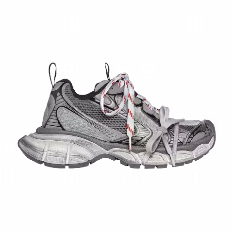 Balenciaga Wmns 3XL Sneaker 'Worn-Out - Grey White Red'