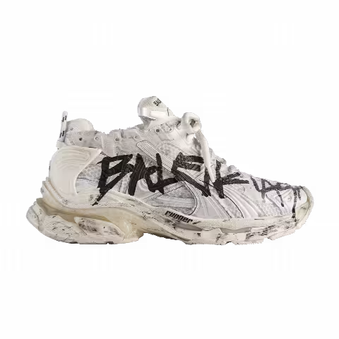 Balenciaga Runner Sneaker 'Graffiti - White Black'