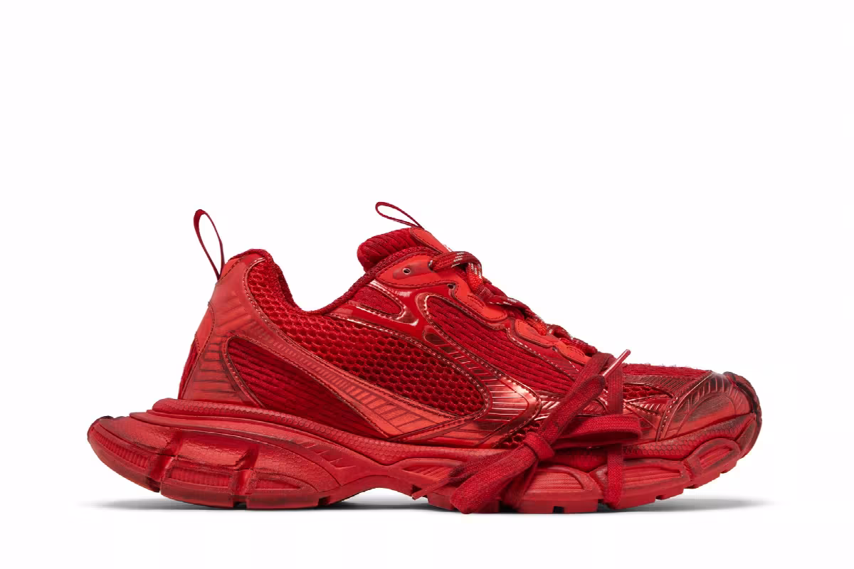 Balenciaga 3XL Sneaker Worn-Out - Red, view 2