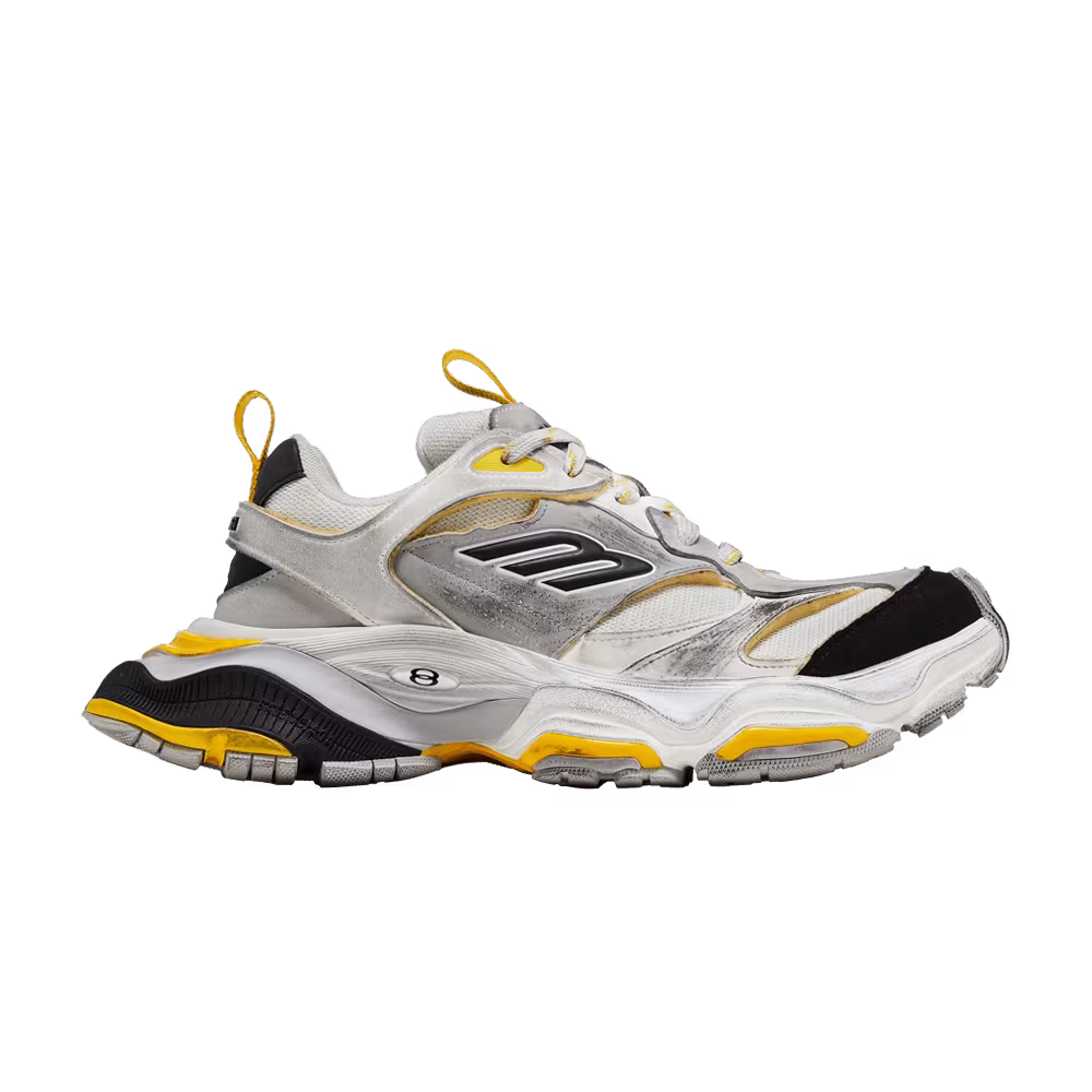 Balenciaga Cargo Sneaker Worn-Out - Grey Yellow
