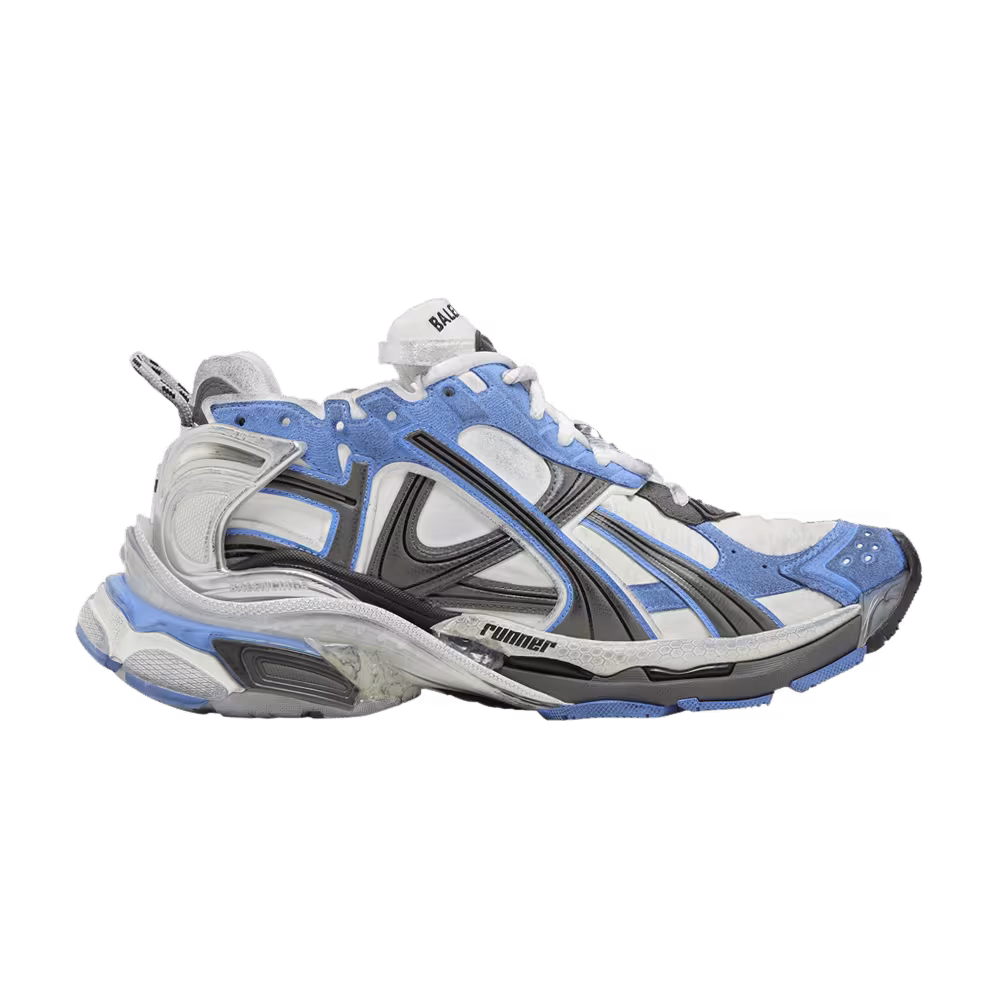 Balenciaga Runner Sneaker Worn-Out - Blue Grey