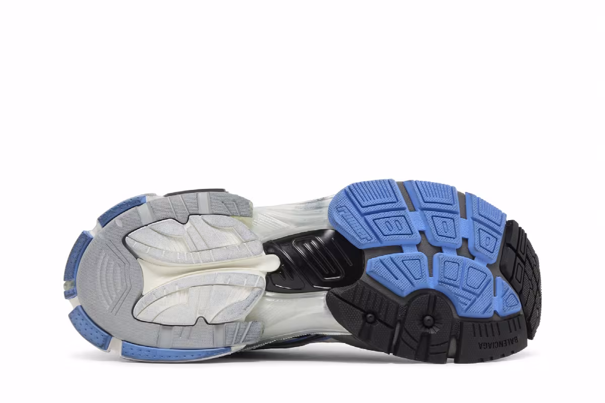 Balenciaga Runner Sneaker Worn-Out - Blue Grey, view 5