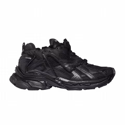 Balenciaga Wmns Runner Sneaker 'Worn-Out - Black'
