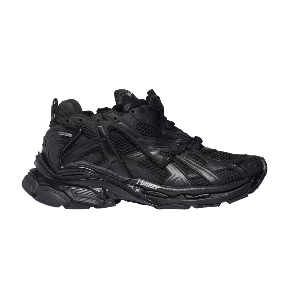 Balenciaga Women's Runner Sneaker Worn-Out - Black