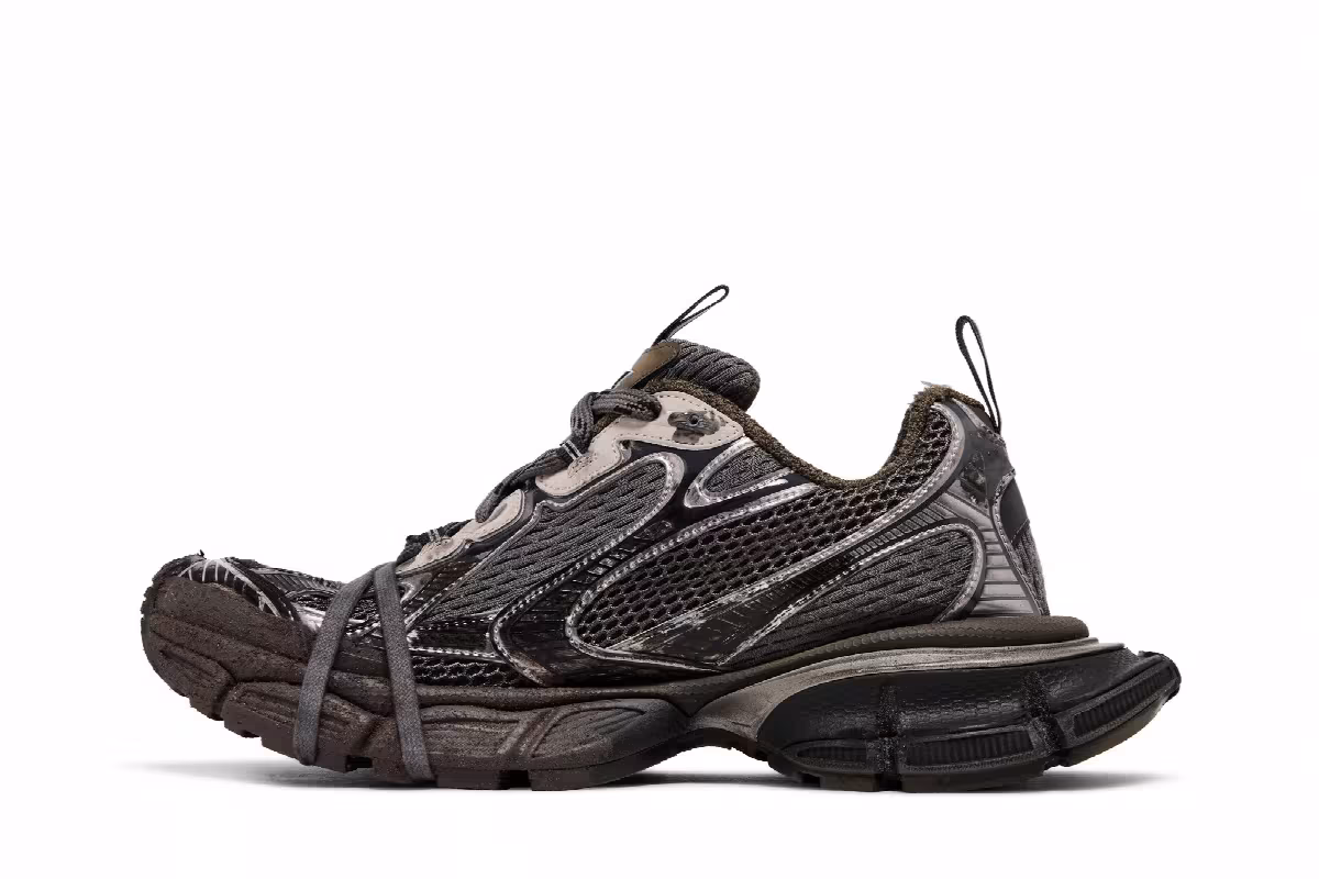 Balenciaga 3XL Sneaker Worn Out - Brown, view 4
