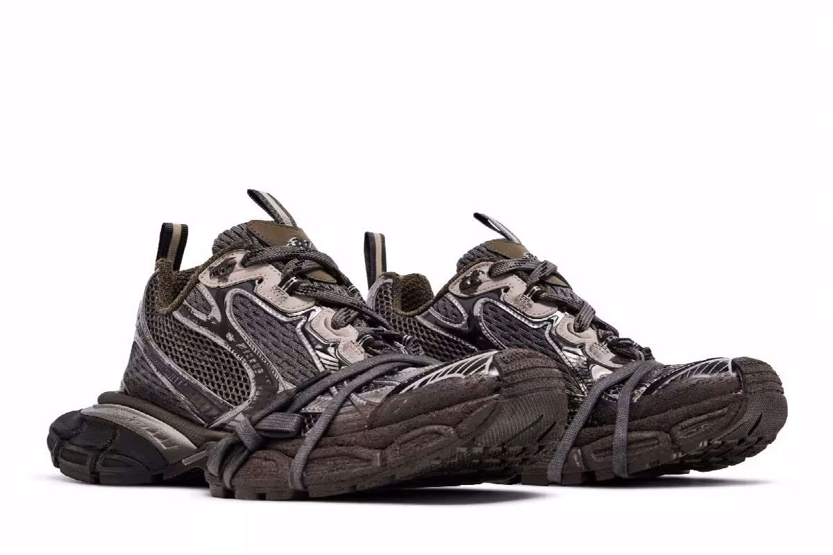 Balenciaga 3XL Sneaker Worn Out - Brown, view 9