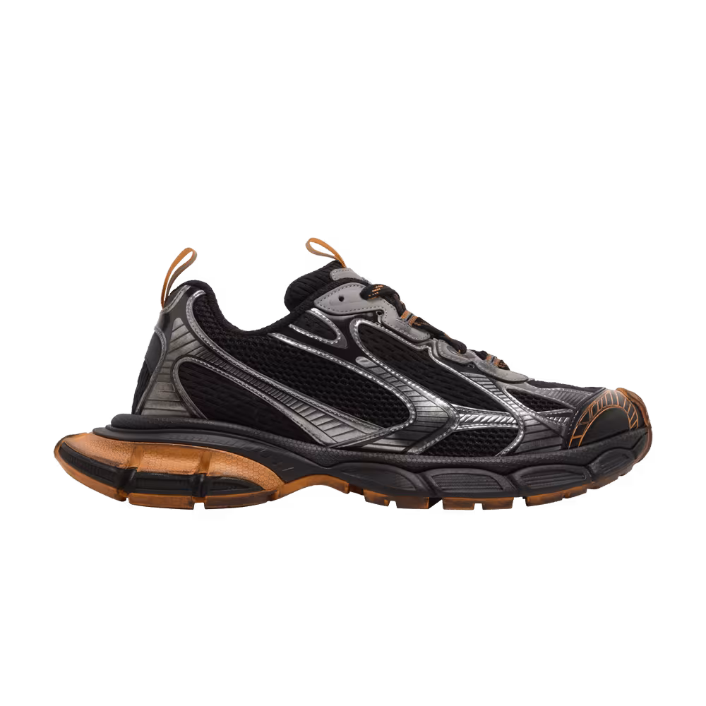 Balenciaga 3XL Sneaker Worn-Out - Black Orange