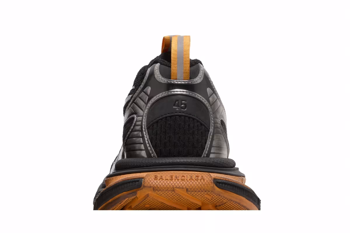 Balenciaga 3XL Sneaker Worn-Out - Black Orange, view 8