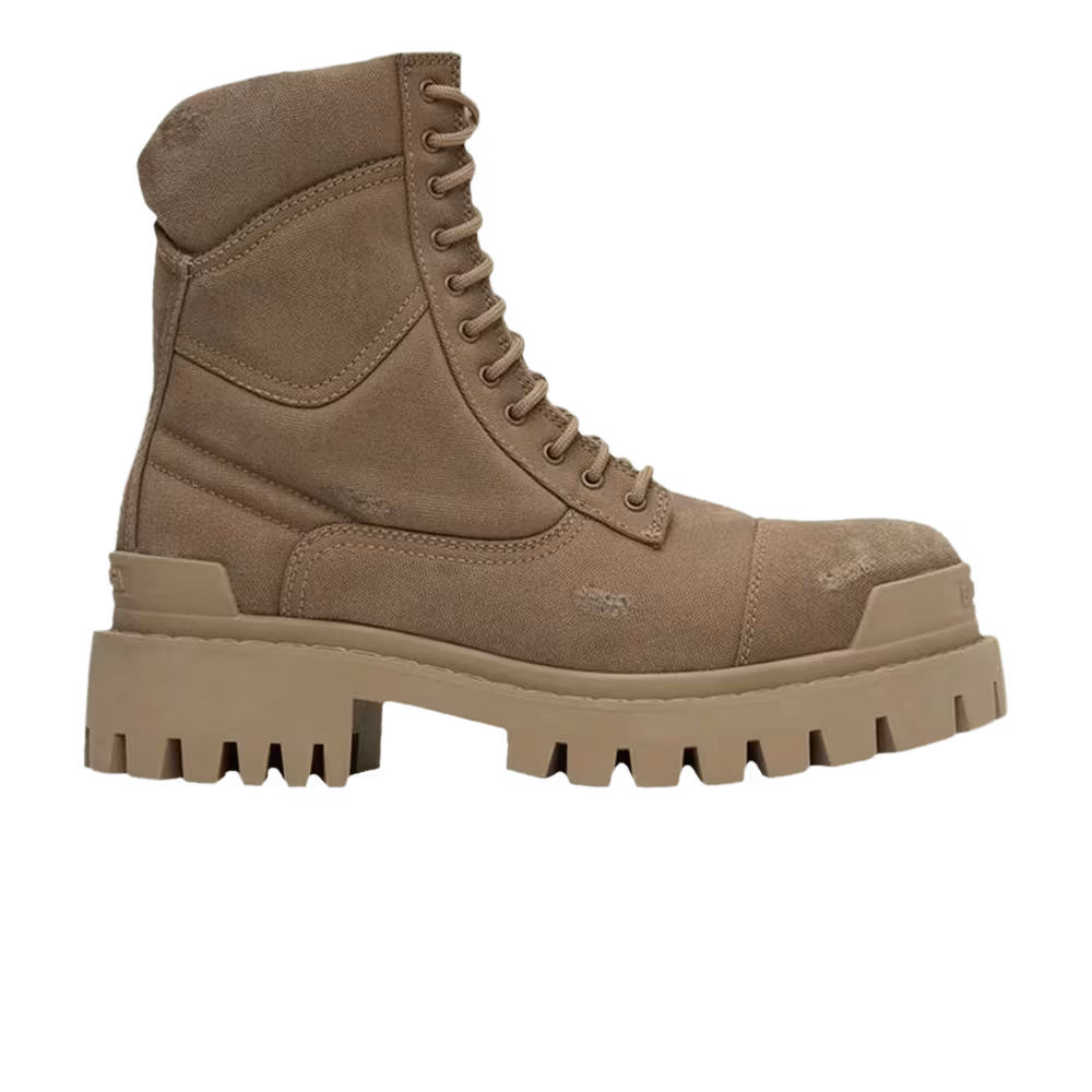 Balenciaga Combat Strike Boot Worn-Out - Beige