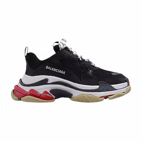 Balenciaga Wmns Triple S Sneaker 'Black Red' 2023