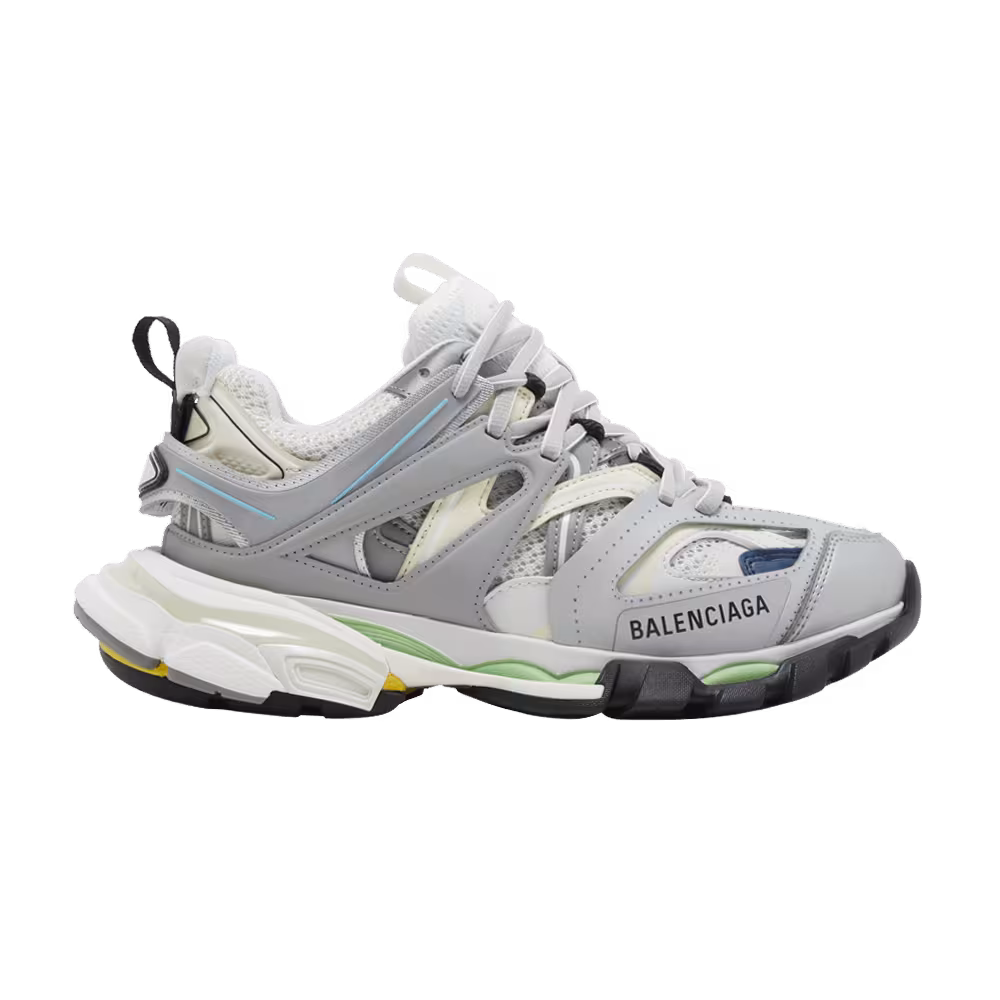 Balenciaga Women's Track Sneaker Grey Blue Green