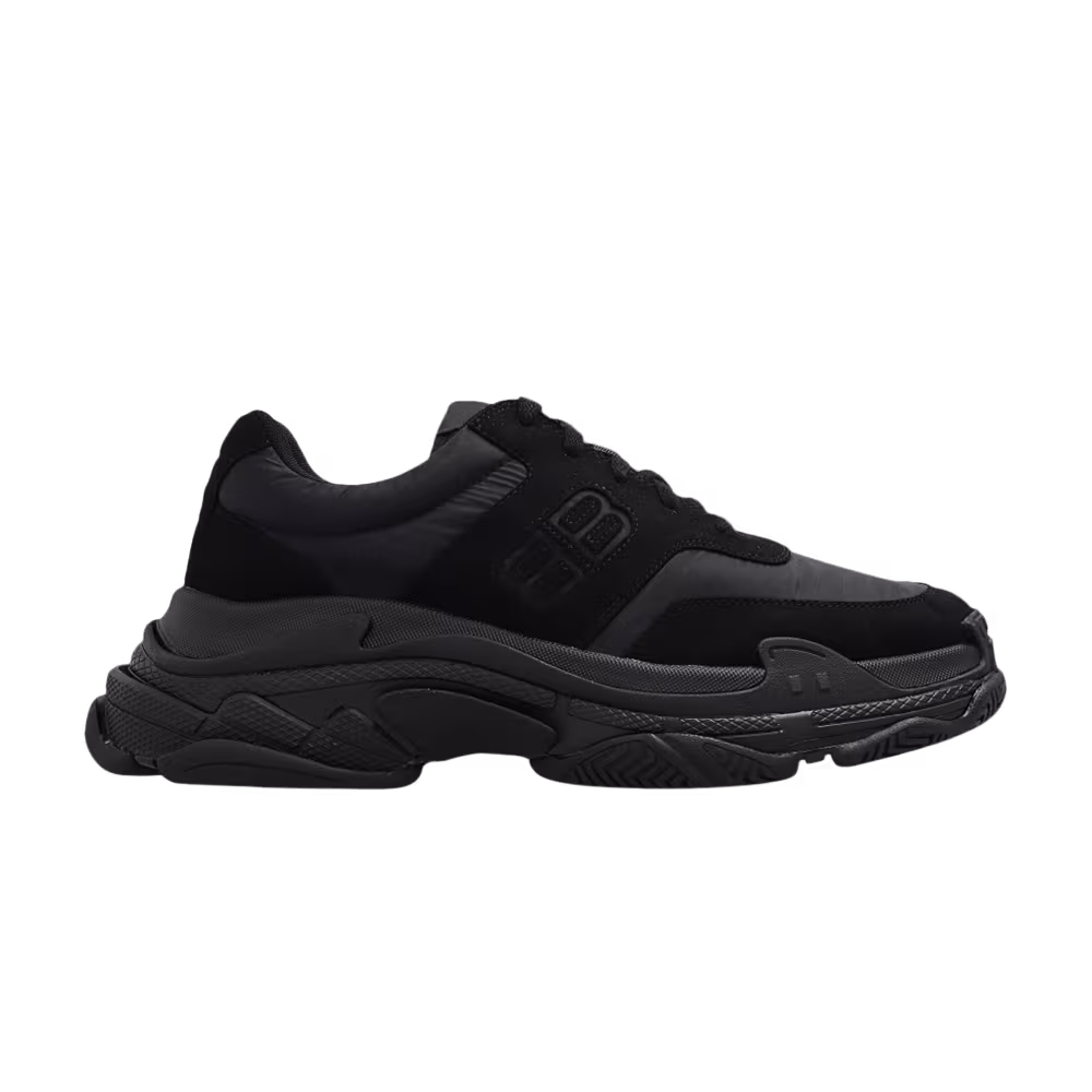 Balenciaga Triple S Nylon Sneaker Black