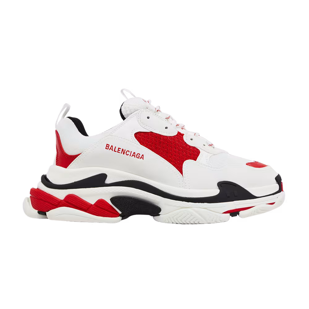 Balenciaga Triple S Sneaker White Red Black
