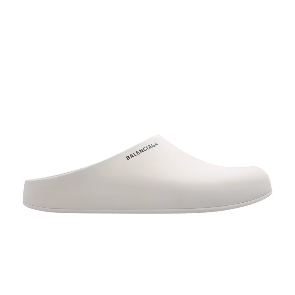Balenciaga Pool Closed Slide Nacre