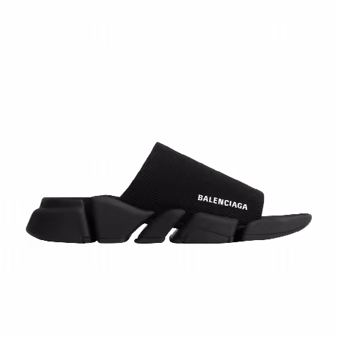 Balenciaga Speed 2.0 Slide Sandal 'Black'