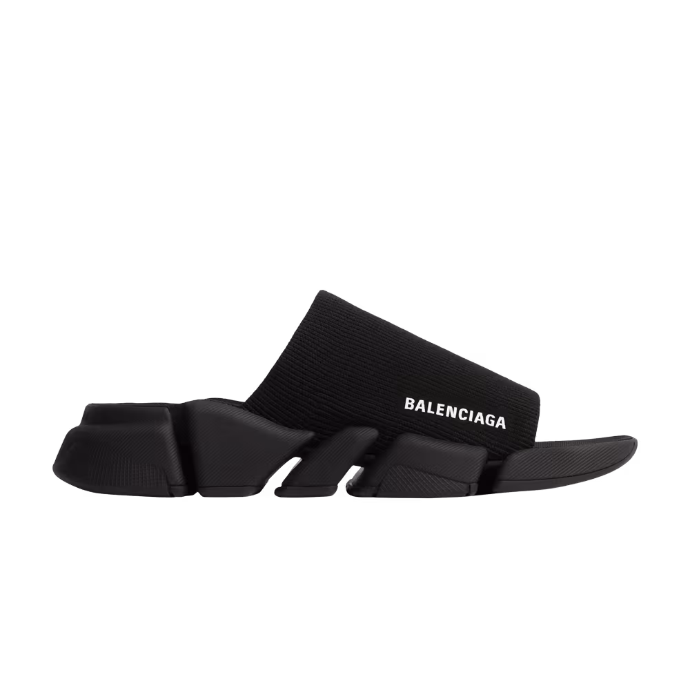 Balenciaga Speed 2.0 Slide Sandal Black