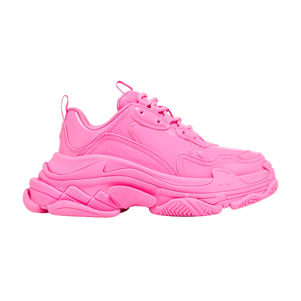 Balenciaga Women's Triple S Sneaker Pink Patent