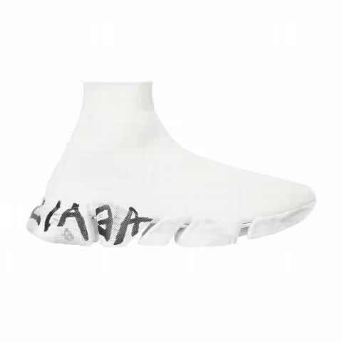 Balenciaga Wmns Speed 2.0 Sneaker 'Worn-Out Graffiti - Eggshell'