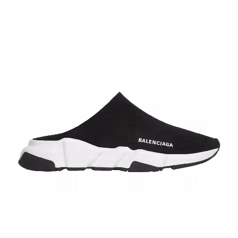 Balenciaga Speed Mule 'Black White'