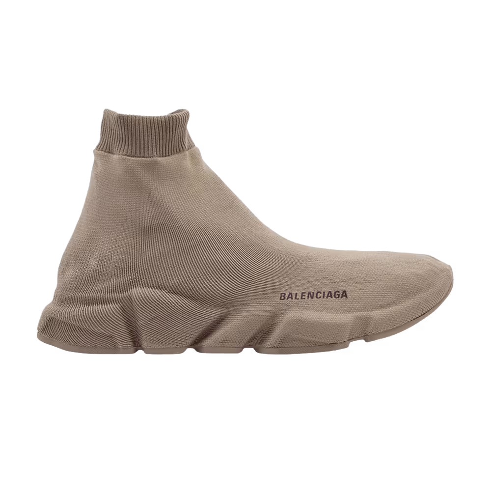 Balenciaga Speed Full Knit Taupe