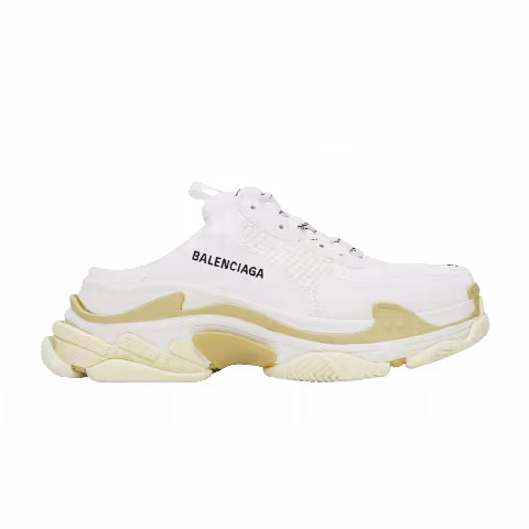 Balenciaga Wmns Triple S Mule 'White Beige'