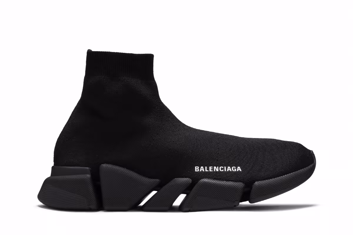 Balenciaga Speed 2.0 Sneaker Black, view 2