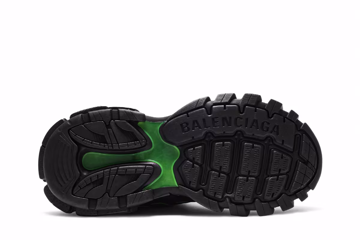 Balenciaga Track Sneaker Black Green, view 5