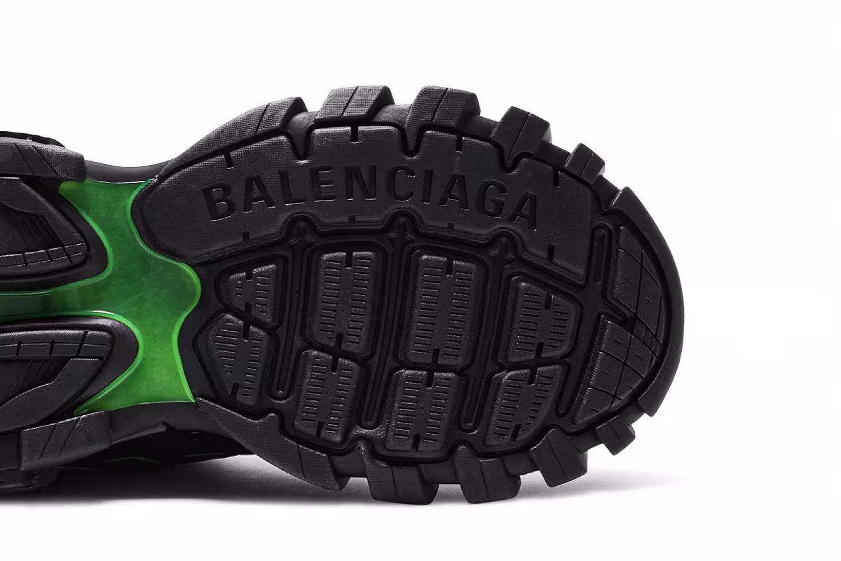 Balenciaga Track Sneaker Black Green, view 6