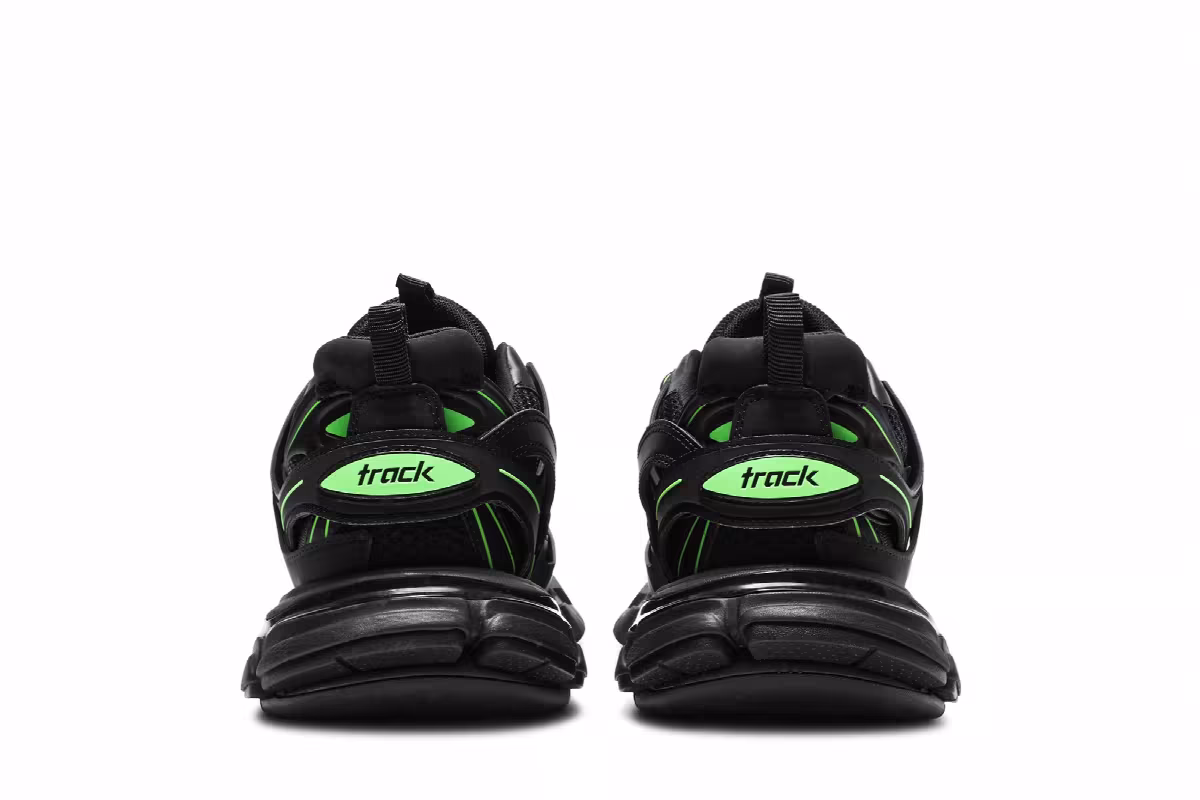 Balenciaga Track Sneaker Black Green, view 7