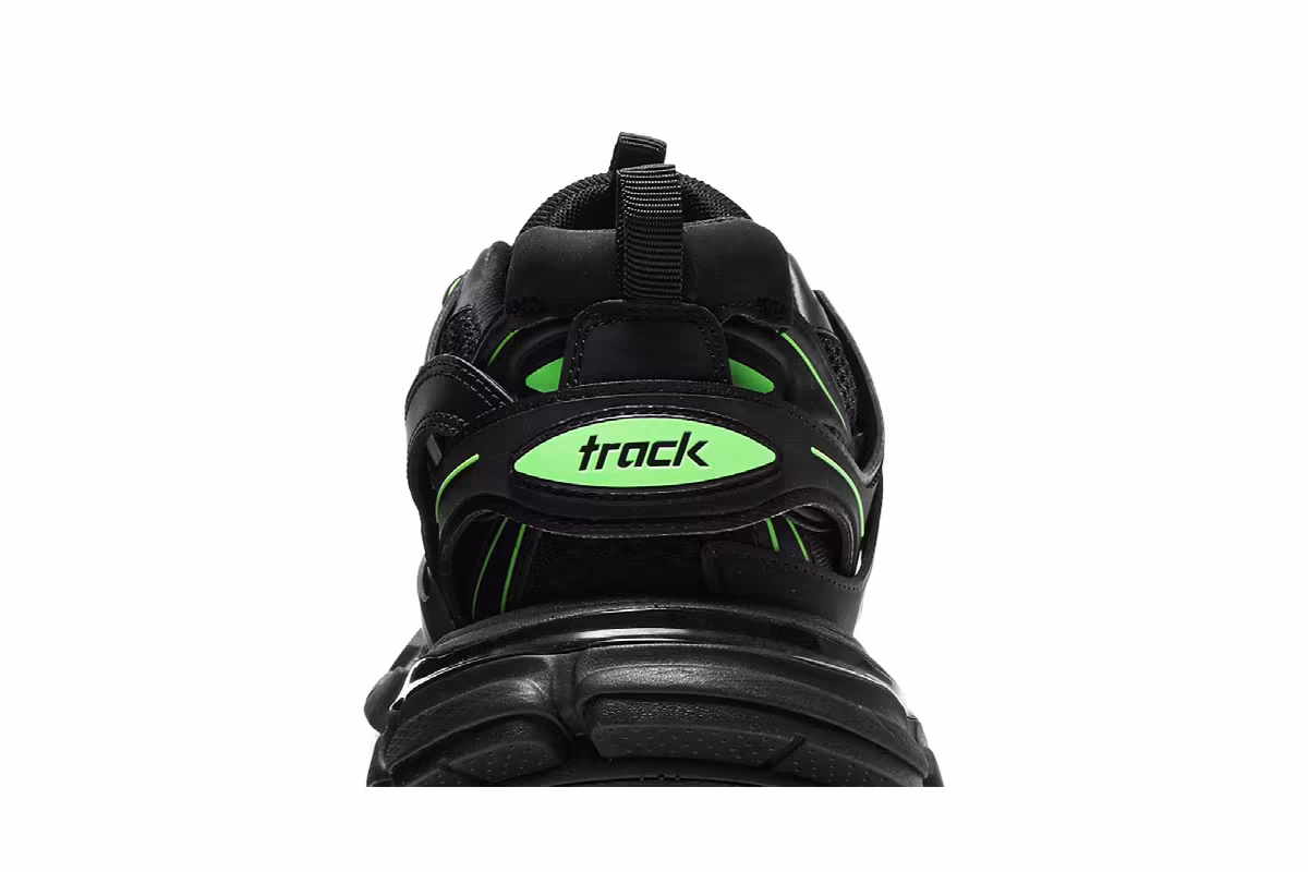 Balenciaga Track Sneaker Black Green, view 8