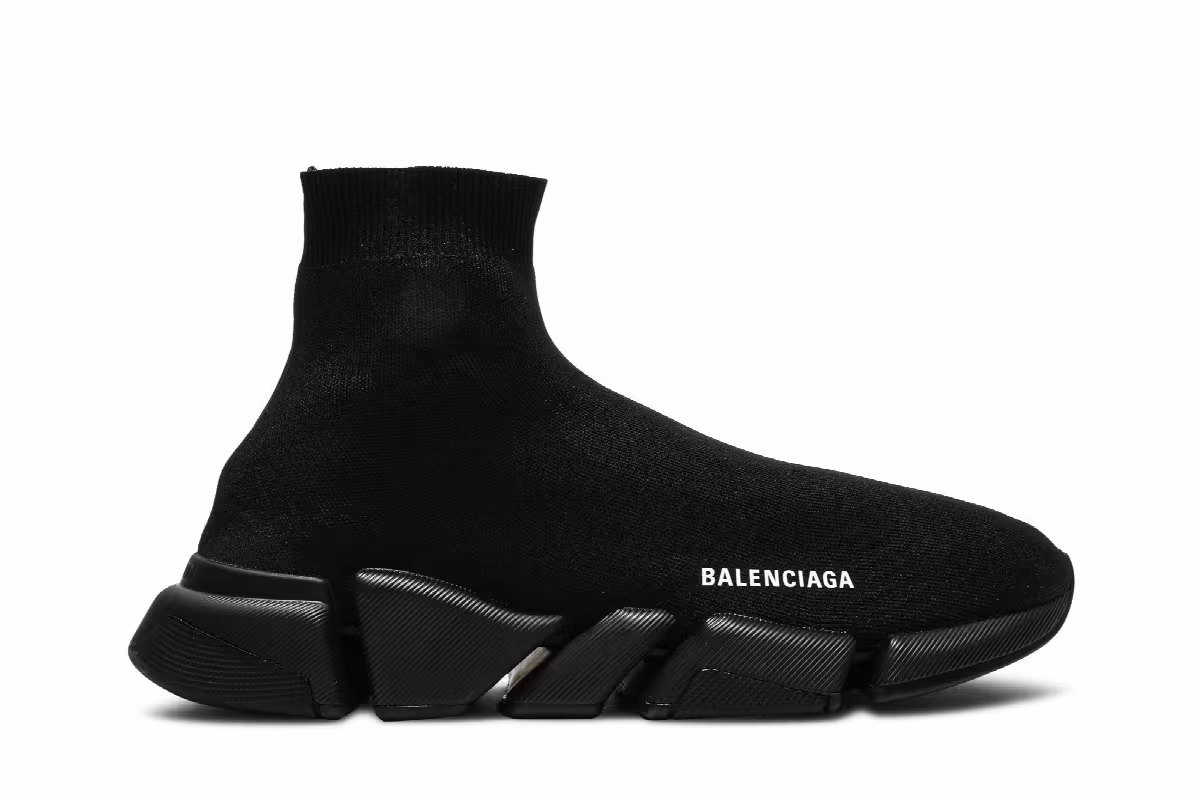 Balenciaga Speed.2 Sneaker Black, view 2