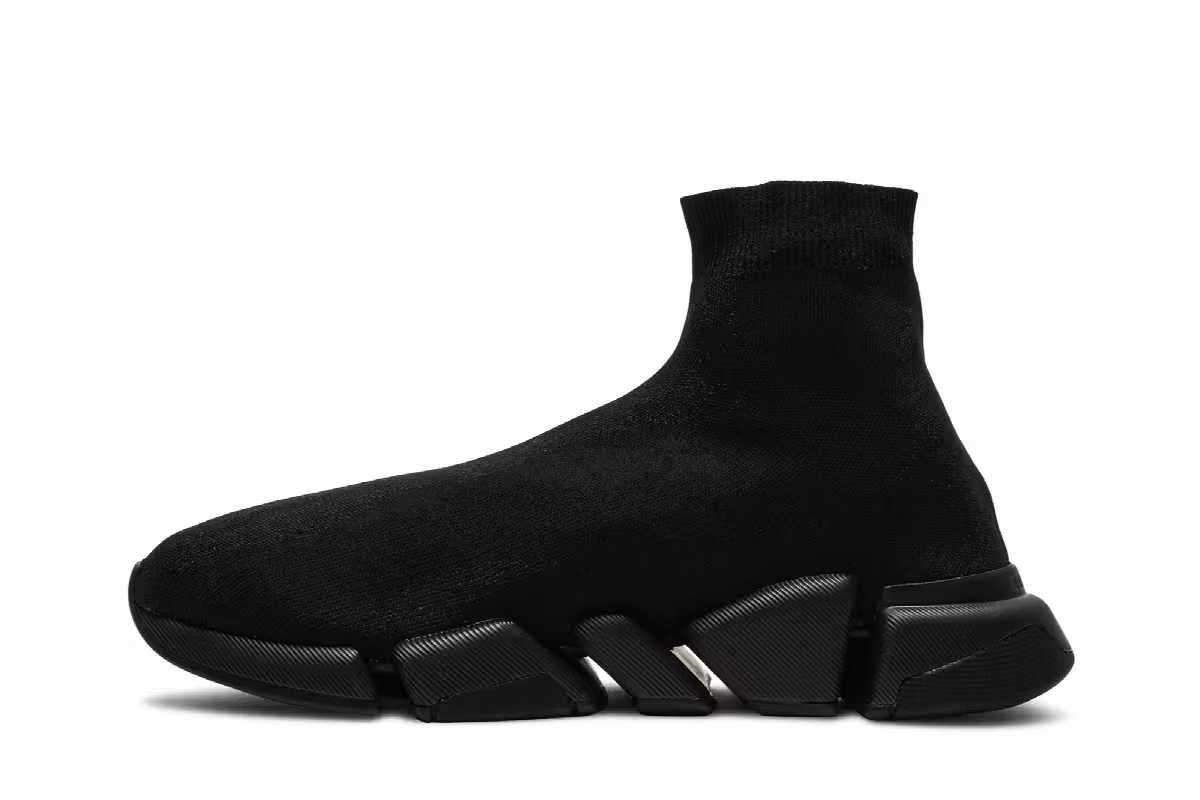 Balenciaga Speed.2 Sneaker Black, view 4
