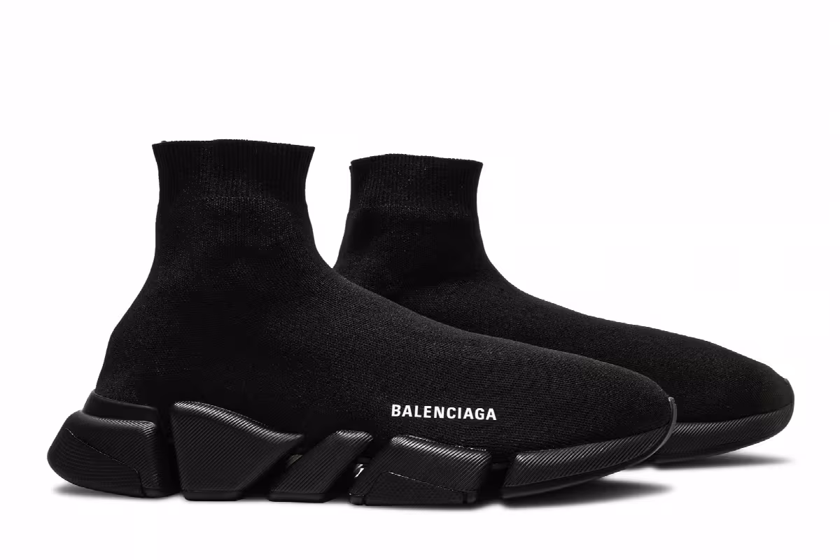 Balenciaga Speed.2 Sneaker Black, view 9