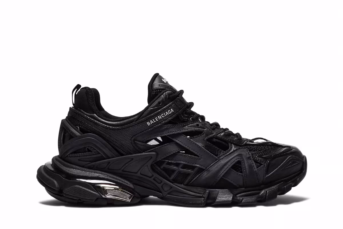 Balenciaga Track.2 Trainer Black, view 2