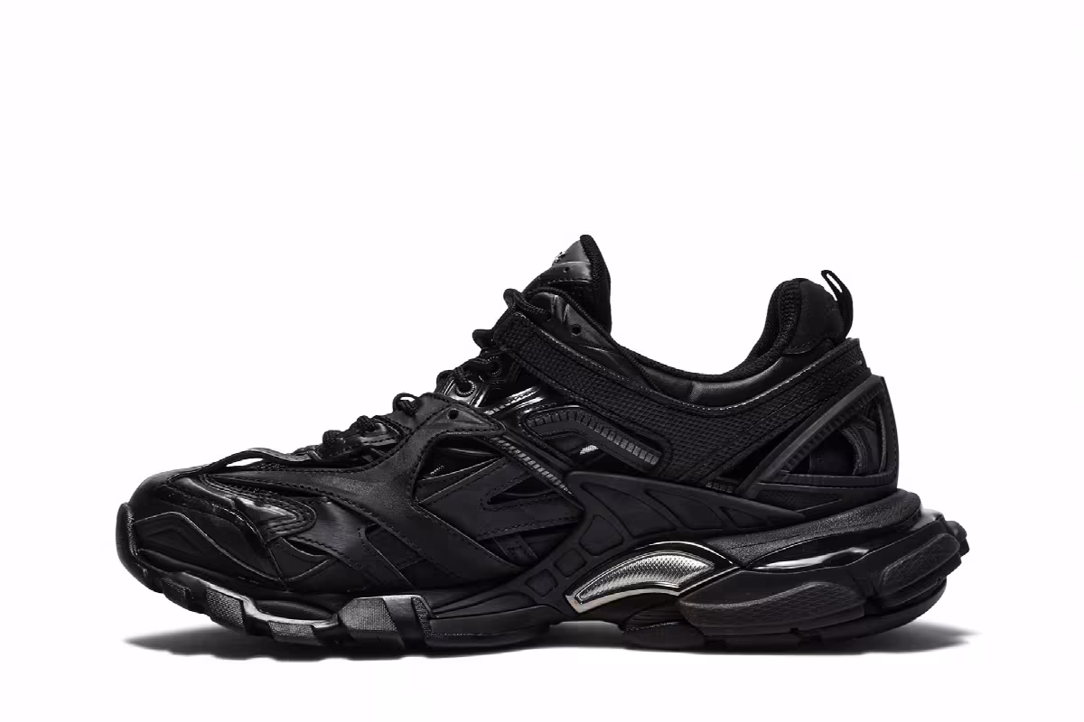Balenciaga Track.2 Trainer Black, view 4