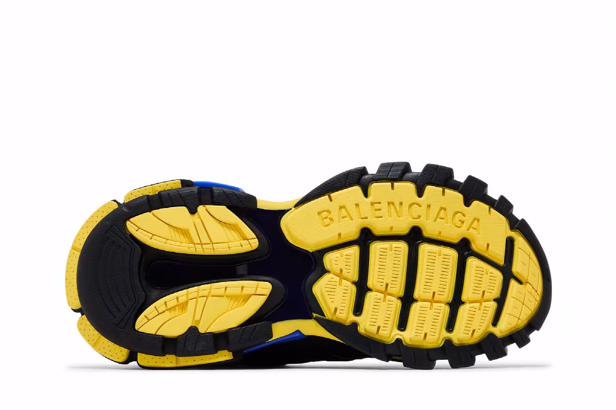 Balenciaga Track Trainer Black Yellow Blue, view 5