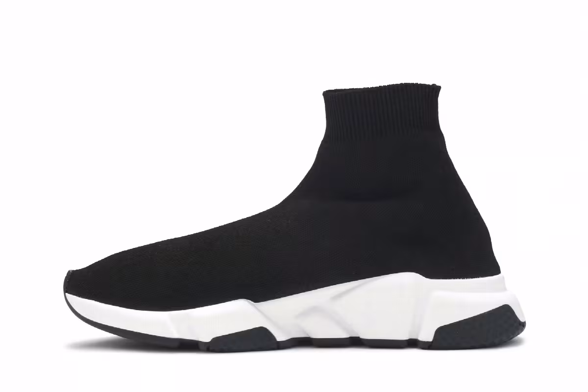 Balenciaga Speed Trainer Graffiti - Black White, view 4