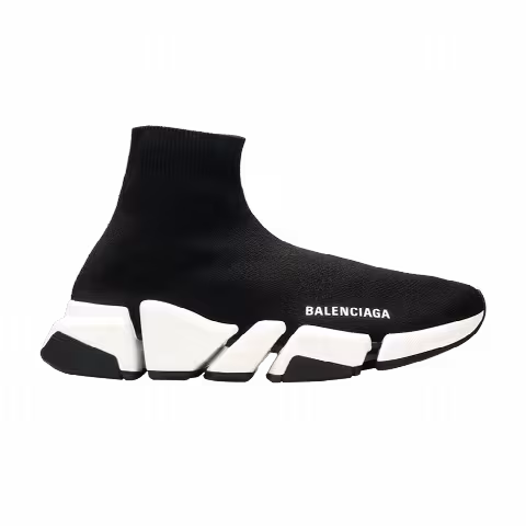 Balenciaga Wmns Speed 2 Trainer Knit 'Black White'