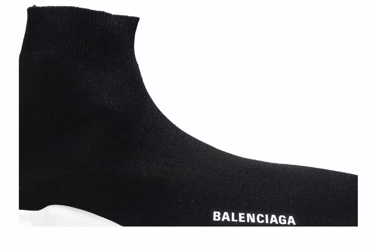 Balenciaga Speed Sneaker Black Red, view 3