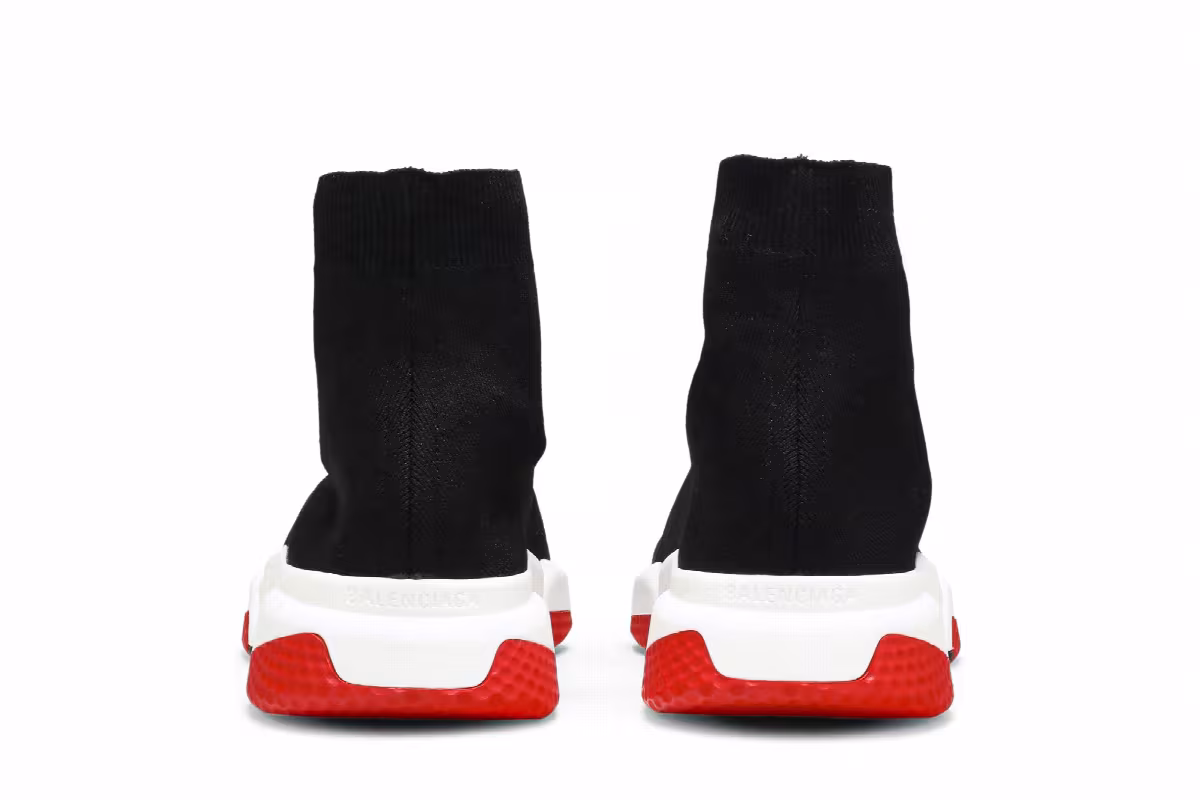 Balenciaga Speed Sneaker Black Red, view 7